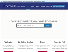 Tablet Screenshot of cromwells.uk.com